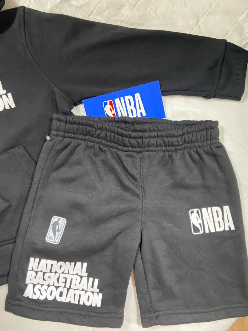 Conjunto deportivo NBA negro para niños - 2