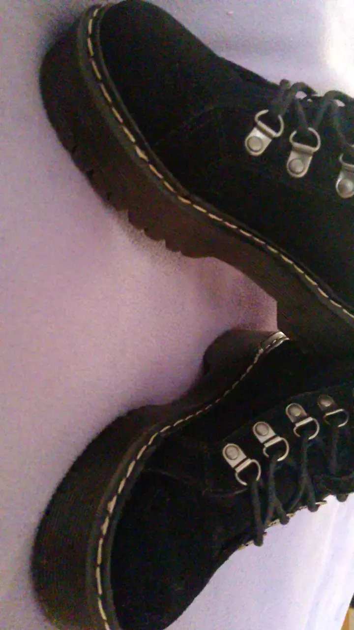 Botas de gamuza negras para mujer - 3