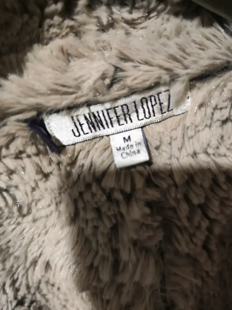 Chaqueta de cuero sintético con forro de peluche - 2