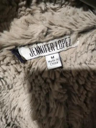 Chaqueta de cuero sintético con forro de peluche - miniatura 2