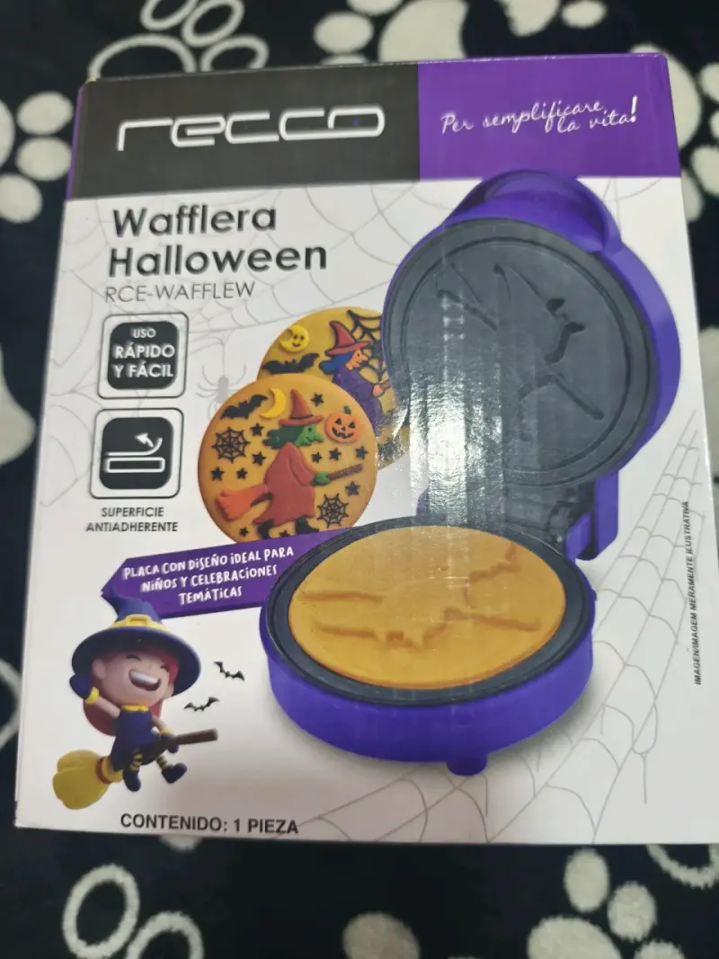 Wafflera Halloween Recco antiadherente - 1