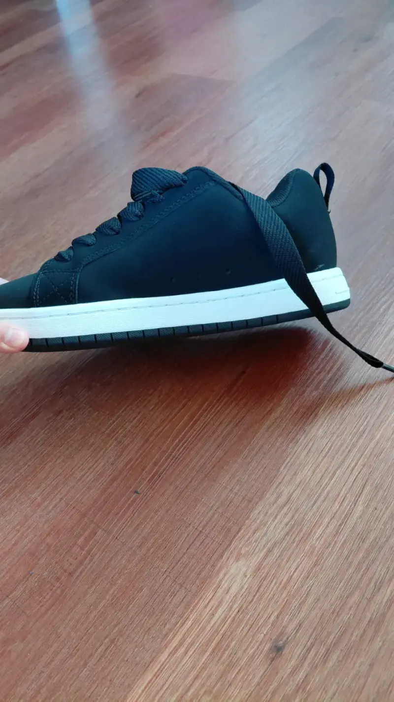 Zapatillas negras dc mujer - 5