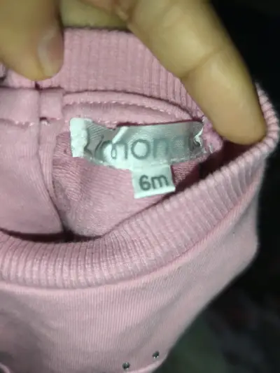 Conjunto infantil con polera de conejo - miniatura 2