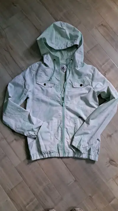 Chaqueta con capucha verde claro Volcom - miniatura 1