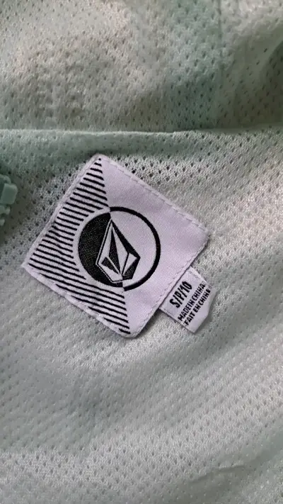 Chaqueta con capucha verde claro Volcom - miniatura 3