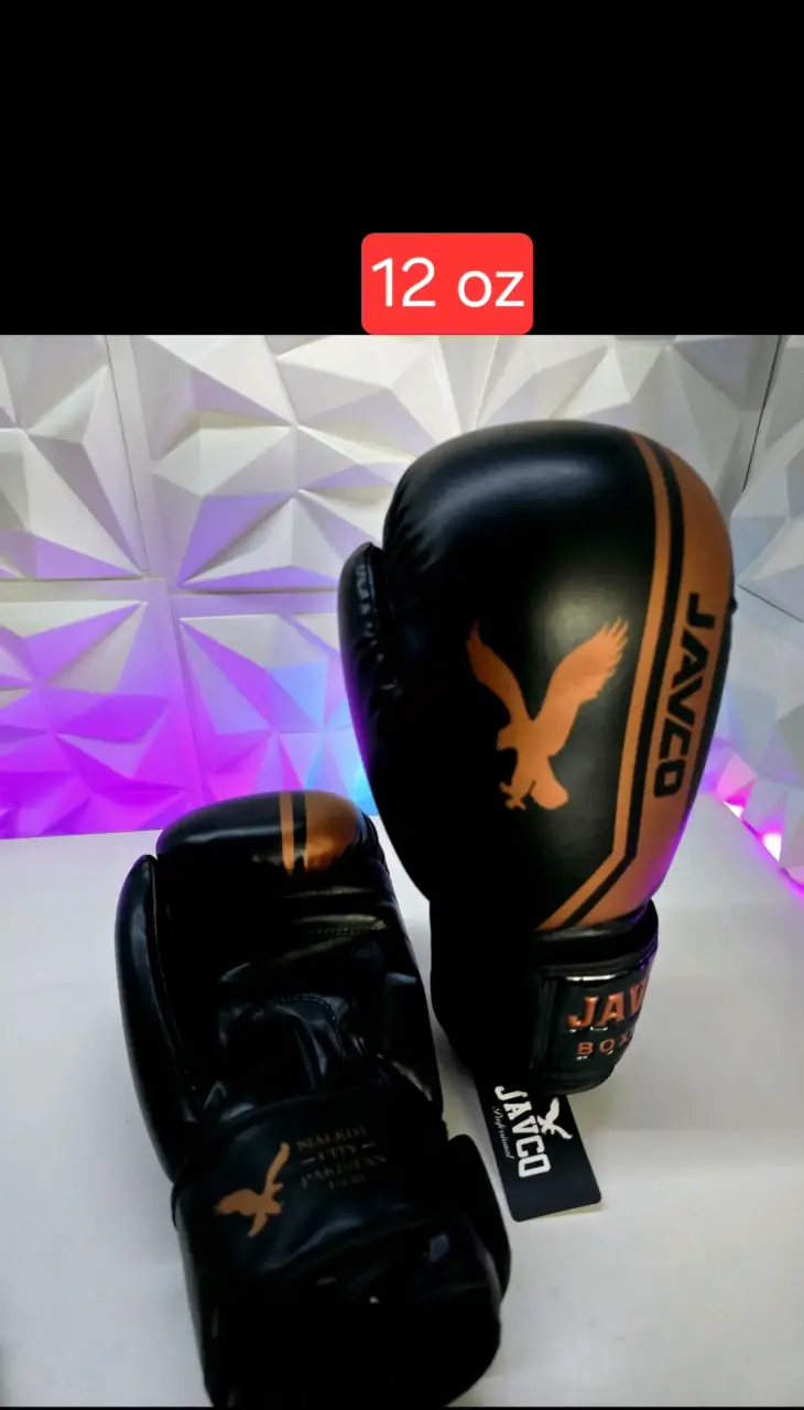 Guantes de boxeo Javco 12oz profesionales - 2