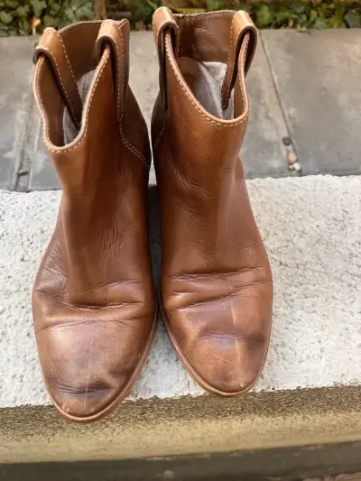 Botines de cuero marrón para mujer Michael Kors - miniatura 1