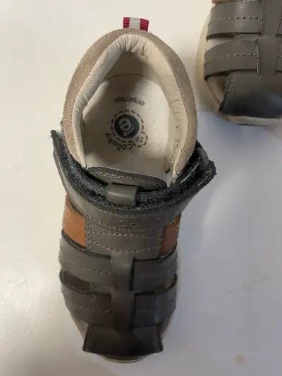 Sandalias de cuero para niño Colloky - miniatura 3