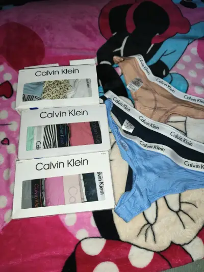 Pack de tangas Calvin Klein multicolor - miniatura 1