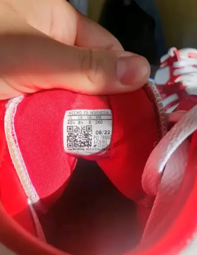 Zapatillas deportivas rojas Adidas clásicas - miniatura 3