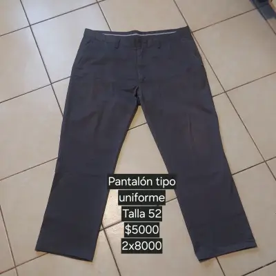 Pantalón gris uniforme talla 52 - miniatura 1