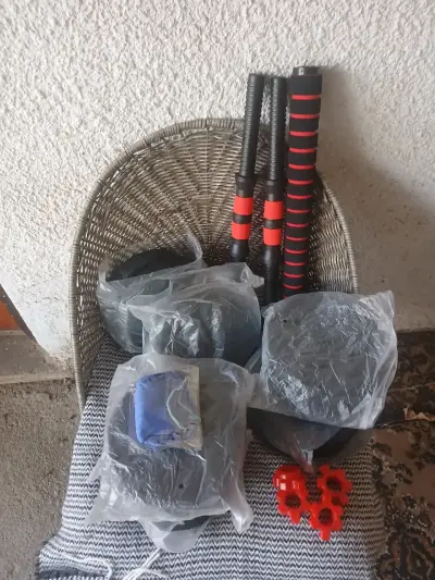 Set de mancuernas ajustables 20kg - miniatura 1