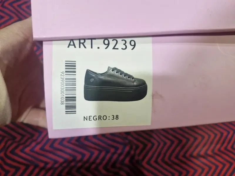 Zapatillas negras C/M para mujer - 3