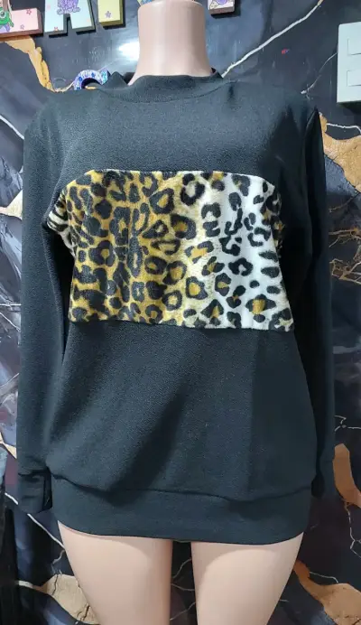 Suéter de mujer estampado pata de gallo - miniatura 2
