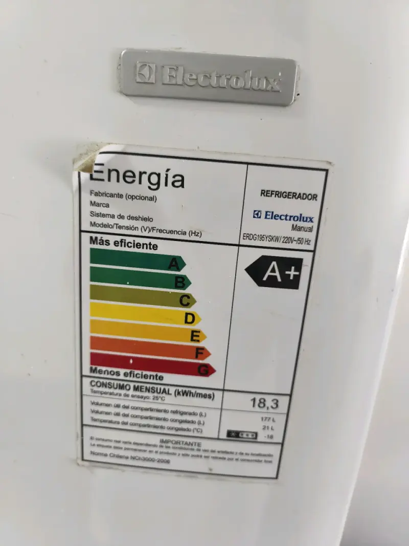 Refrigerador Electrolux A+ eficiente - 3