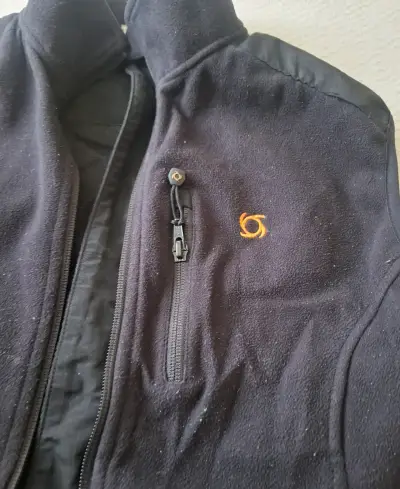 Chaqueta sin manga Doite negro con cierre - miniatura 2