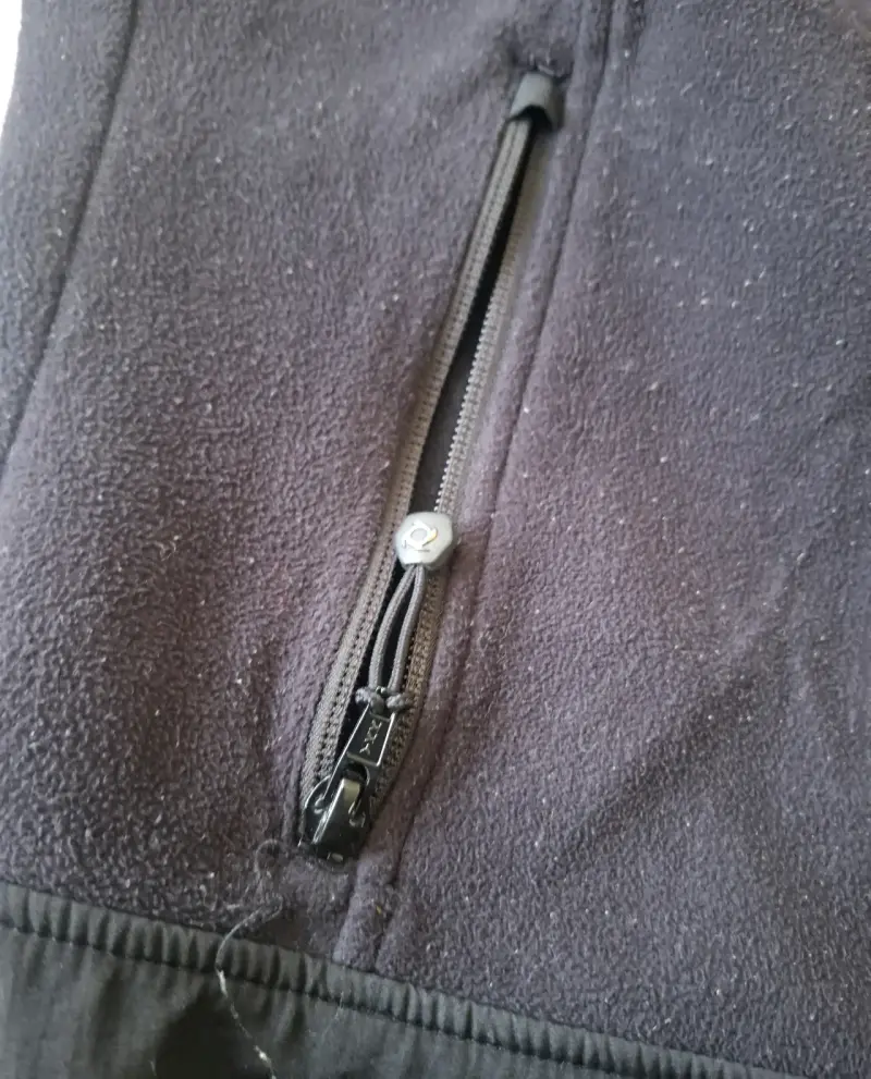 Chaqueta sin manga Doite negro con cierre - 5