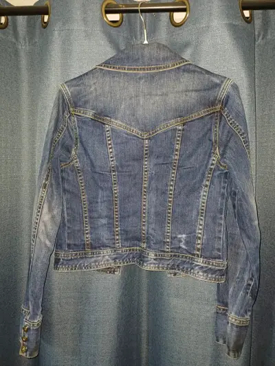 Chaqueta de mezclilla azul - miniatura 2