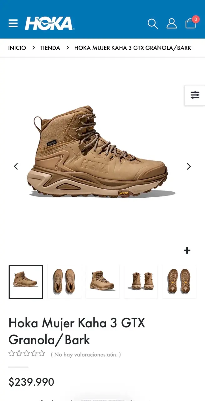 Botas de trekking Hoka marrón impermeables - 6