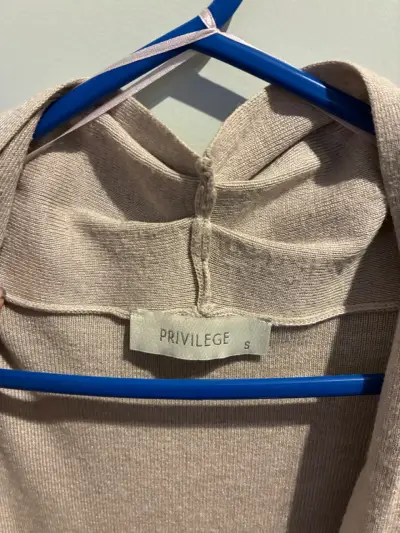 Cárdigan beige de mujer Privilege - miniatura 4