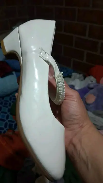 Zapatos planos blancos para mujer - miniatura 4
