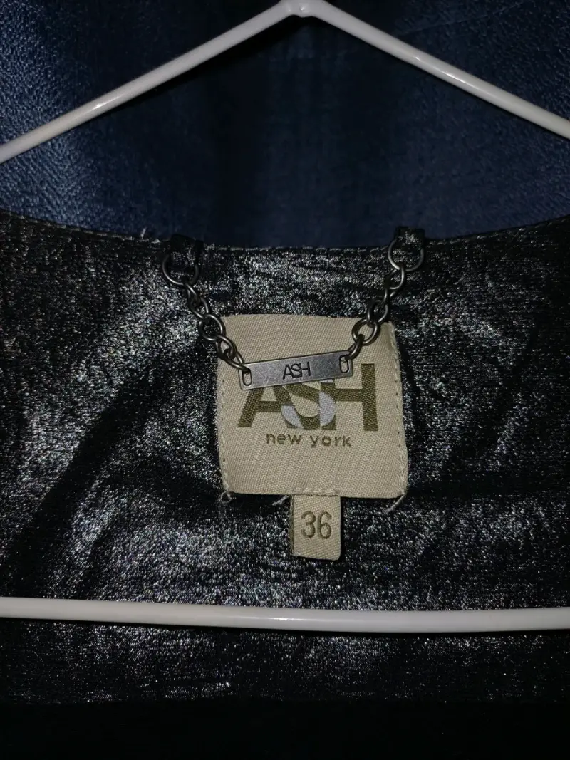 Blazer metálico gris marca Ash - 2