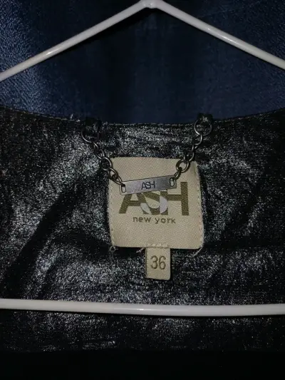 Blazer metálico gris marca Ash - miniatura 2