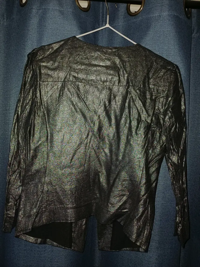 Blazer metálico gris marca Ash - 3