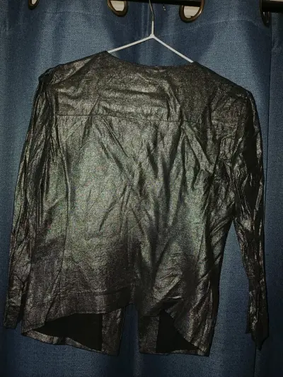 Blazer metálico gris marca Ash - miniatura 3