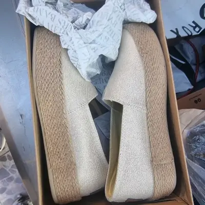 Zapatillas Bamers blancas con plataforma - miniatura 2