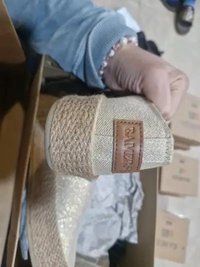 Zapatillas Bamers blancas con plataforma - miniatura 3