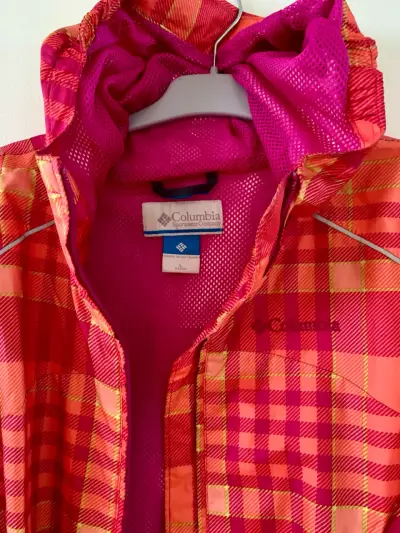 Chaqueta impermeable Columbia a cuadros - miniatura 2