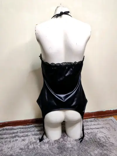 Corset negro y fucsia - miniatura 6
