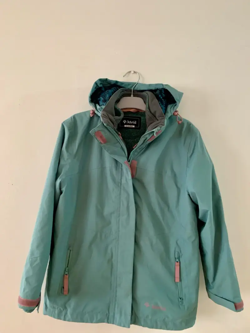 Chaqueta infantil Kivül impermeable verde - 4