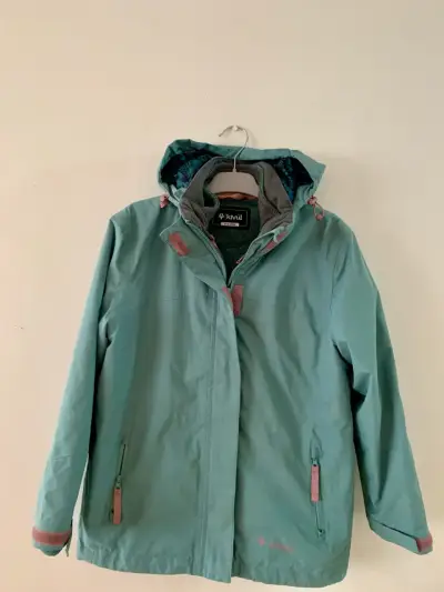 Chaqueta infantil Kivül impermeable verde - miniatura 4