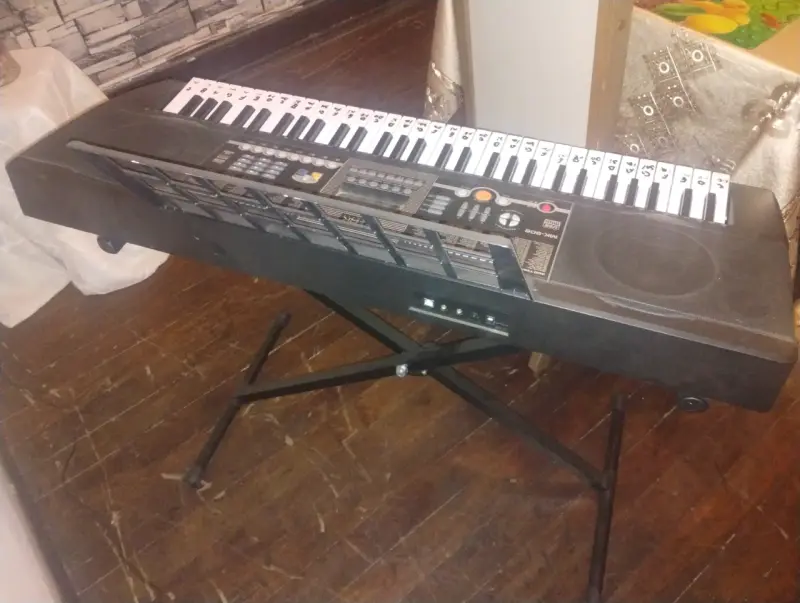 Teclado electrónico MK-906 con soporte - 3