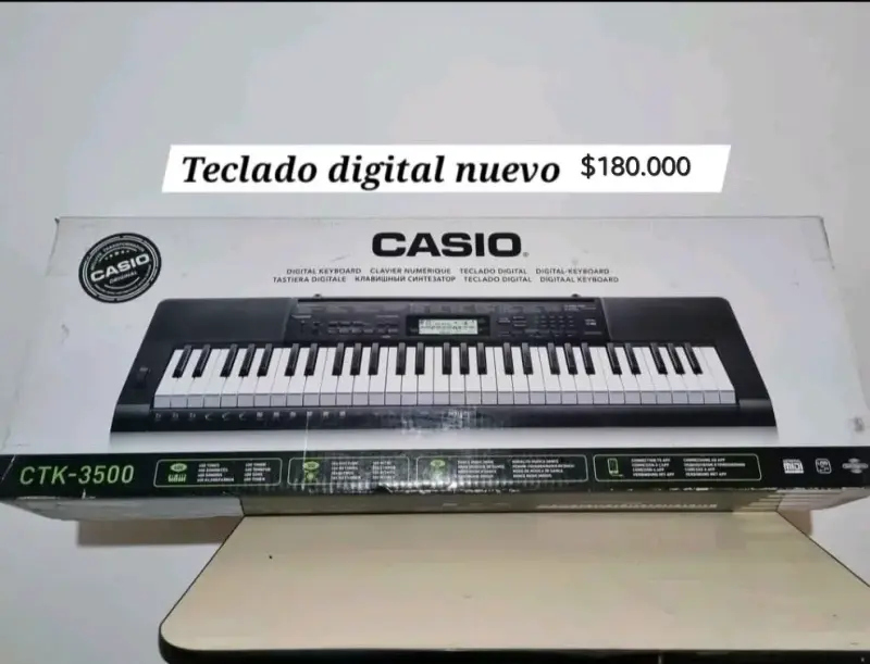 Teclado digital Casio CTK-3500 - 1