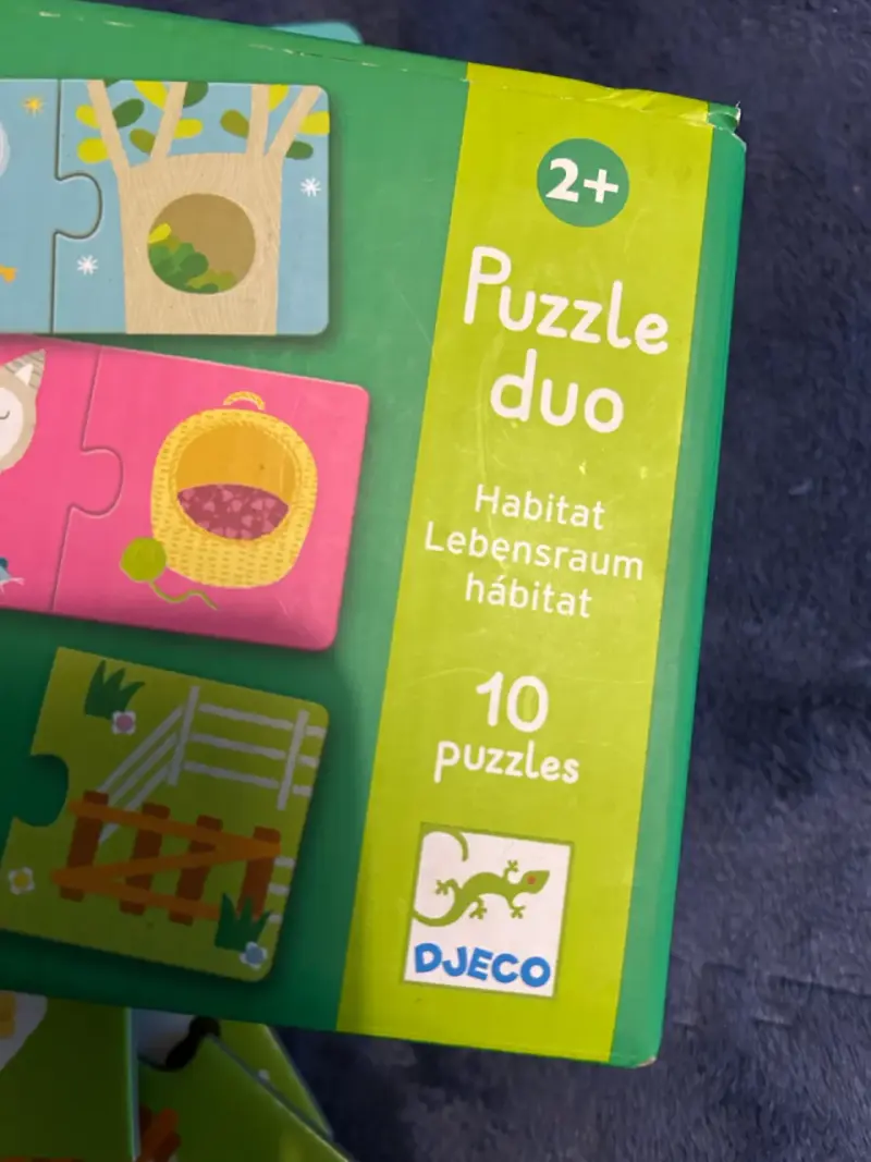 Puzzle Duo Djeco de hábitats para niños - 2