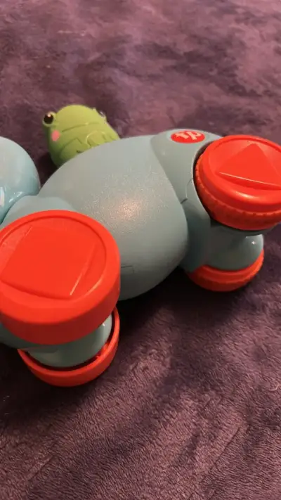 Juguete rodante de hipopótamo y rana Fisher-Price - miniatura 3