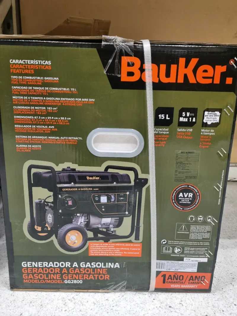 Generador a gasolina 4 tiempos 15L - 2