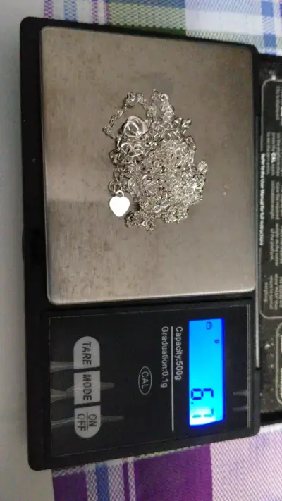 Collares de plata con diseño elegante de corazón - miniatura 5