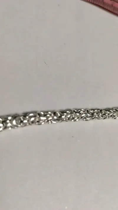 Cadena de hombre camino del inca plata 925 - miniatura 5