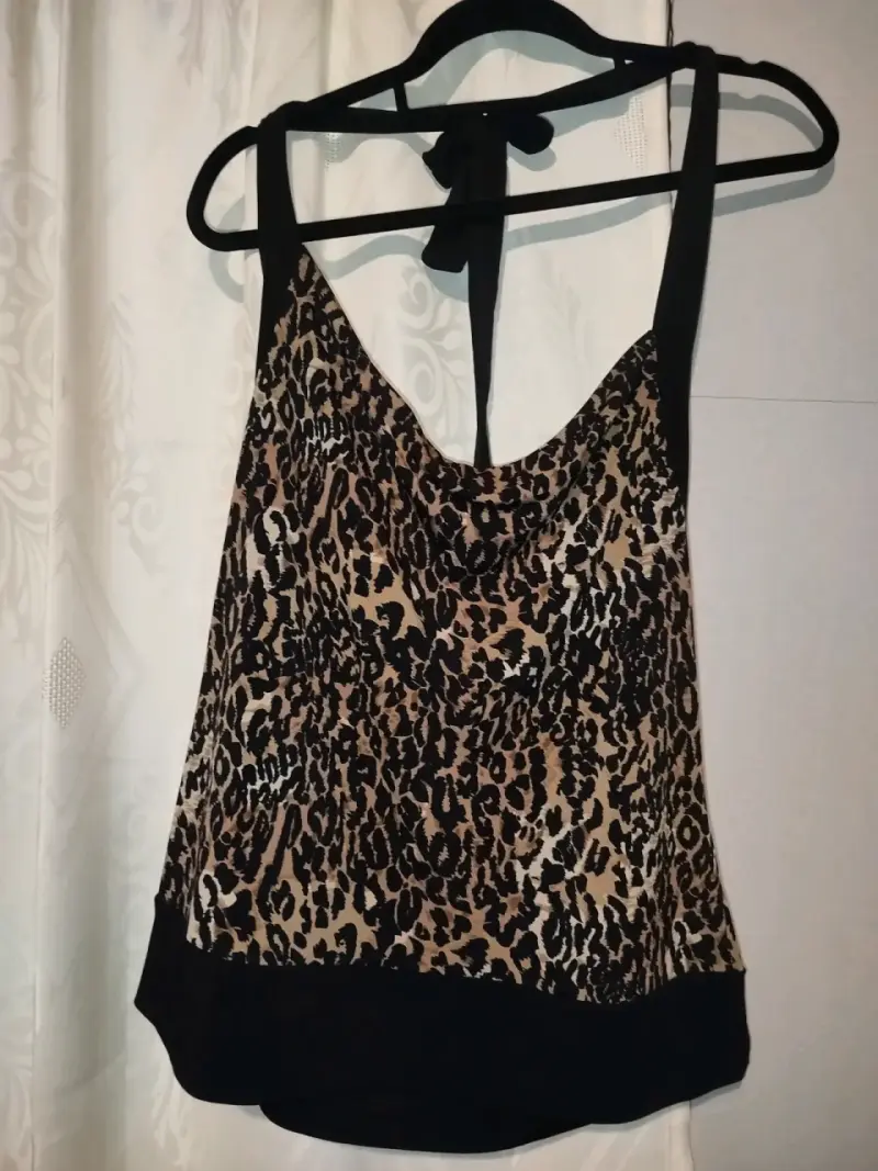 Blusa de tirantes con estampado animal print - 2