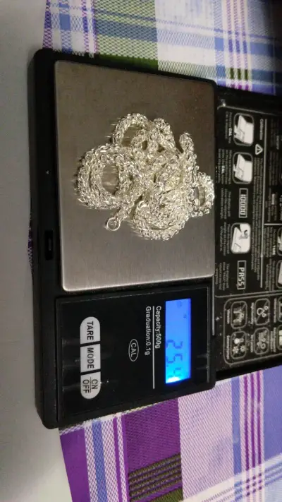 Cadena de plata trenzada 925 - miniatura 5