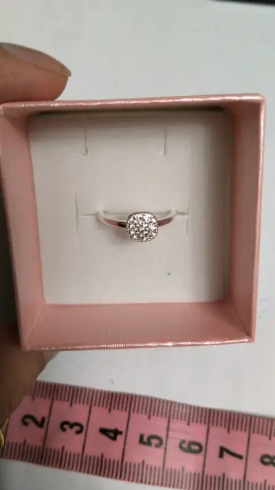 Anillo de plata con micro circones - miniatura 2