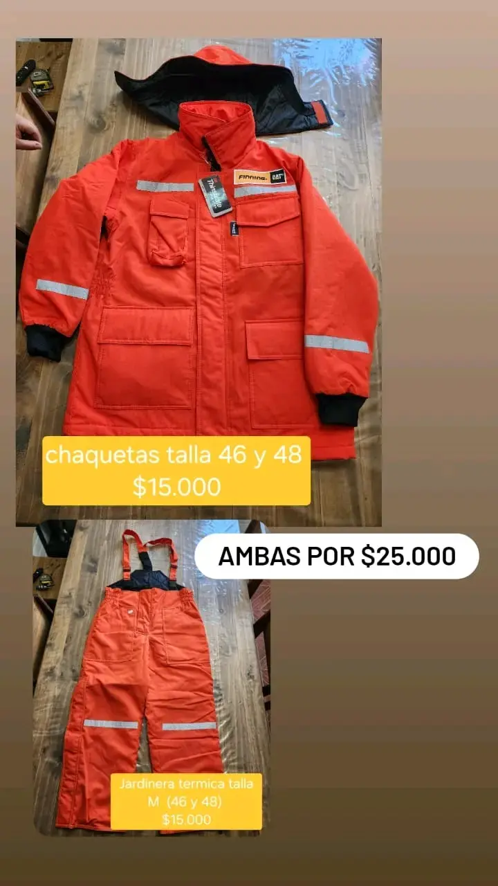 Conjunto de ropa térmica reflectante talla M - 2