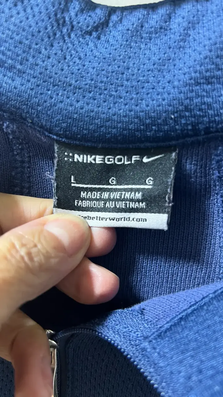 Polerón azul Nike con cierre - 3