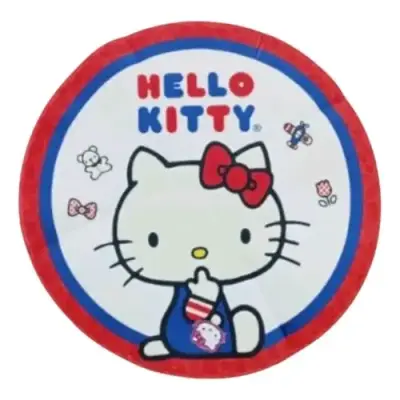 Alfombra redonda Hello Kitty infantil - miniatura 1