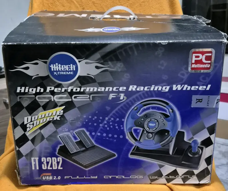 Volante Hi-Tech Xtreme Racer F1 para PS2/PC - 2