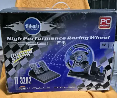 Volante Hi-Tech Xtreme Racer F1 para PS2/PC - miniatura 3